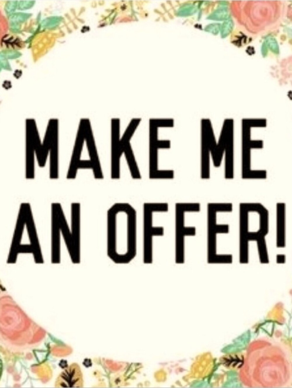 Make An Offer Sale!